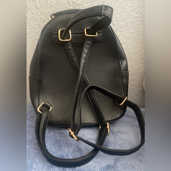 Black mini backpack - Picture 2 of 3